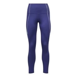 Reebok Workout Ready Ribbed High-Rise Leggings Navy Blue Women