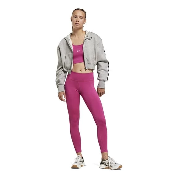 Reebok Workout Ready Mesh Leggings Pink Women 6 Reebok Workout Ready Mesh Leggings Pink Women - Image 4