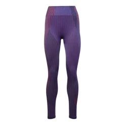 Reebok United By Fitness Myoknit Seamless Tights Blue Red Women