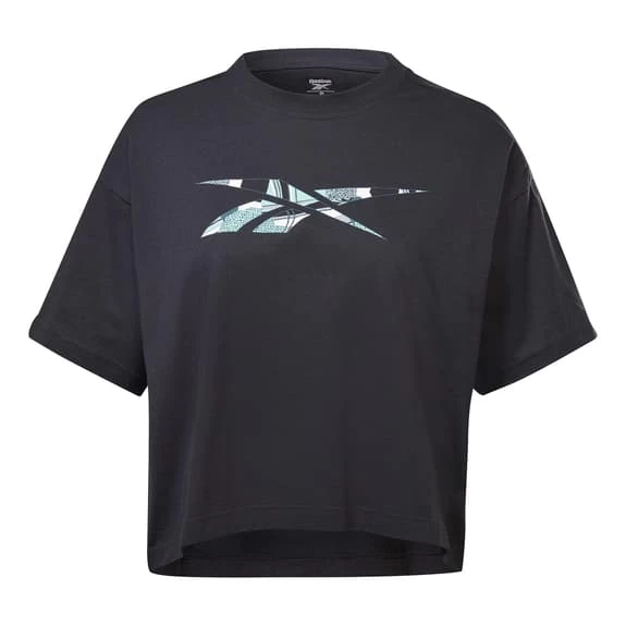 Reebok Classics Winter Pack Short Sleeve T-Shirt Black Blue Women 3 Reebok Classics Winter Pack Short Sleeve T-Shirt Black Blue Women