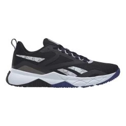 Reebok NFX Trainer Shoes Blue Black White Grey Women