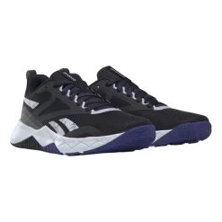 Reebok NFX Trainer Shoes Blue Black White Grey Women 12 Reebok NFX Trainer Shoes Blue Black White Grey Women -Sports Comprehensive re hp9245 005