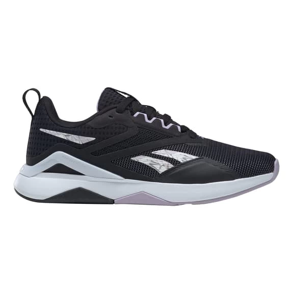 Reebok Nanoflex Training 2.0 V.2 Shoes Black White Grey Women 3 Reebok Nanoflex Training 2.0 V.2 Shoes Black White Grey Women