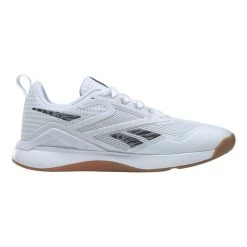 Reebok Nanoflex Training 2.0 V.2 Shoes White Grey Black Women -Sports Comprehensive re hq4224 003