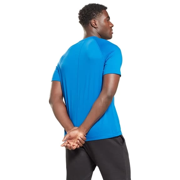T-Shirt Reebok Train SpeedWick Short Sleeve Blue White 5 T-Shirt Reebok Train SpeedWick Short Sleeve Blue White - Image 3
