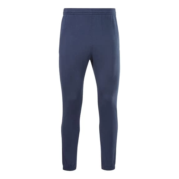 Reebok Training French Terry Trousers Navy Blue White 3 Reebok Training French Terry Trousers Navy Blue White