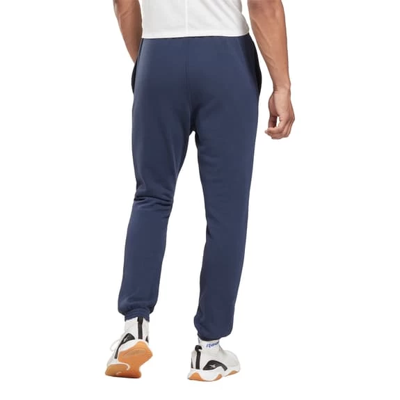Reebok Training French Terry Trousers Navy Blue White 5 Reebok Training French Terry Trousers Navy Blue White - Image 3