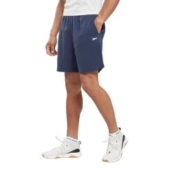 Reebok Training French Terry Shorts Navy Blue 9 Reebok Training French Terry Shorts Navy Blue -Sports Comprehensive re ht1682 002