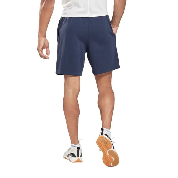 Reebok Training French Terry Shorts Navy Blue 5 Reebok Training French Terry Shorts Navy Blue - Image 3
