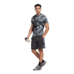 Shorts Reebok Training Camo Woven Black Grey -Sports Comprehensive re ht1691 004