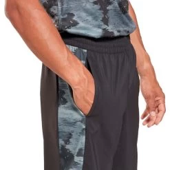 Shorts Reebok Training Camo Woven Black Grey -Sports Comprehensive re ht1691 005