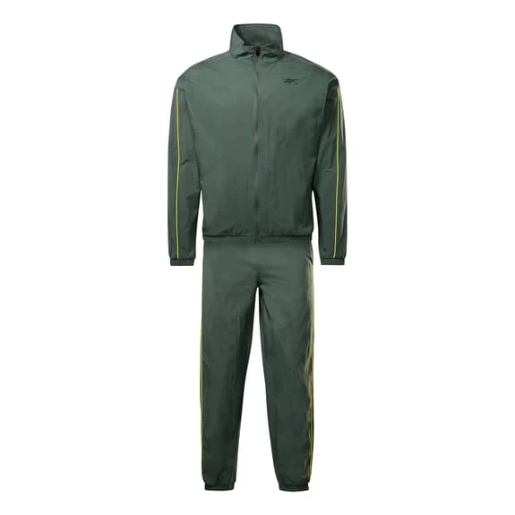 Reebok Workout Ready Tracksuit Green Black 3 Reebok Workout Ready Tracksuit Green Black