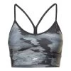 Reebok Sport Logo Workout Ready Camo Print Bra Grey Black -Sports Comprehensive re ht4929 001