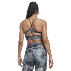 Reebok Sport Logo Workout Ready Camo Print Bra Grey Black 10 Reebok Sport Logo Workout Ready Camo Print Bra Grey Black -Sports Comprehensive re ht4929 003