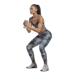 Reebok Sport Logo Workout Ready Camo Print Bra Grey Black 11 Reebok Sport Logo Workout Ready Camo Print Bra Grey Black -Sports Comprehensive re ht4929 004