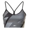Reebok Sport Logo Workout Ready Bra Grey Black -Sports Comprehensive re ht4932 001