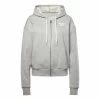 Reebok Identity Zip-Up Full Zip Hoodie Grey White Women 1 Reebok Identity Zip-Up Full Zip Hoodie Grey White Women -Sports Comprehensive re ht5872 001