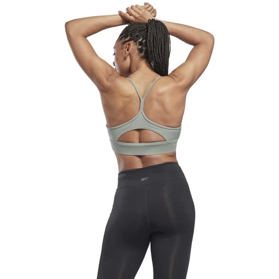 Reebok Workout Ready Bra Light Grey 5 Reebok Workout Ready Bra Light Grey - Image 3