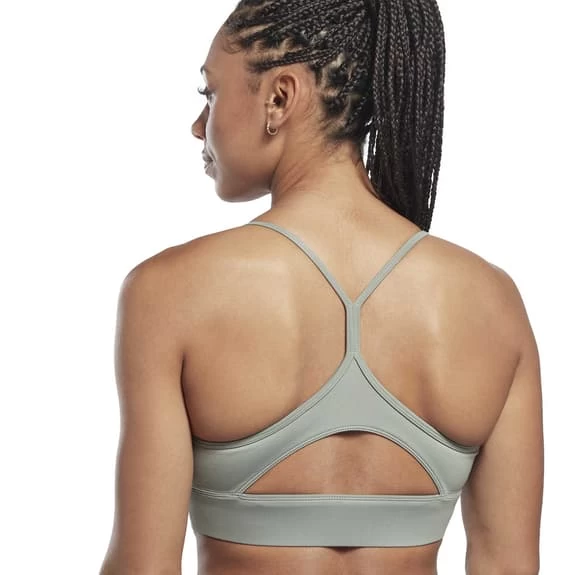 Reebok Workout Ready Bra Light Grey 8 Reebok Workout Ready Bra Light Grey - Image 6
