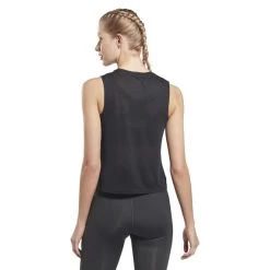 Reebok Workout Ready Activchill Sleeveless T-Shirt Black White Women -Sports Comprehensive re ht6057 003