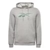 Reebok Identity Fleece Hoodie Light Grey Green 2 Reebok Identity Fleece Hoodie Light Grey Green -Sports Comprehensive re hy6743 001
