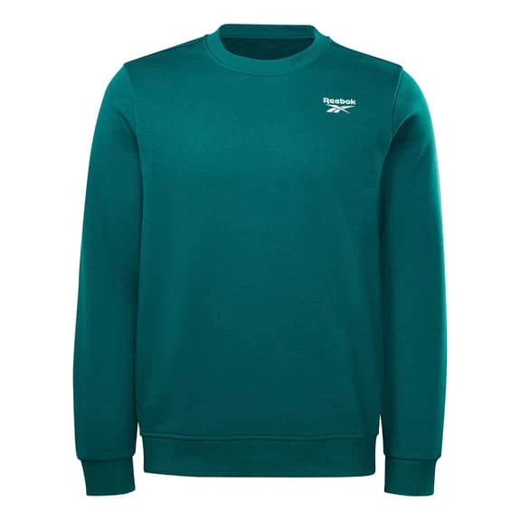 Reebok Identity Fleece Vector Sweatshirt Turquoise Green White 3 Reebok Identity Fleece Vector Sweatshirt Turquoise Green White