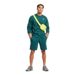 Reebok Identity Fleece Vector Sweatshirt Turquoise Green White 11 Reebok Identity Fleece Vector Sweatshirt Turquoise Green White -Sports Comprehensive re hz3327 004