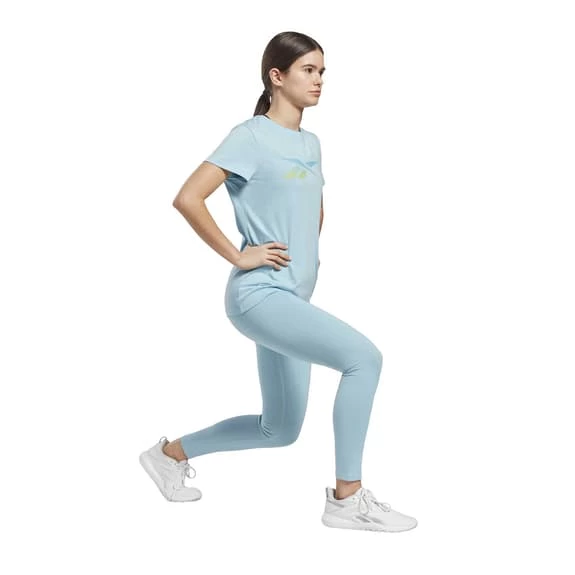 Reebok Doorbuster Identity Cotton Leggings Light Blue Women 6 Reebok Doorbuster Identity Cotton Leggings Light Blue Women - Image 4