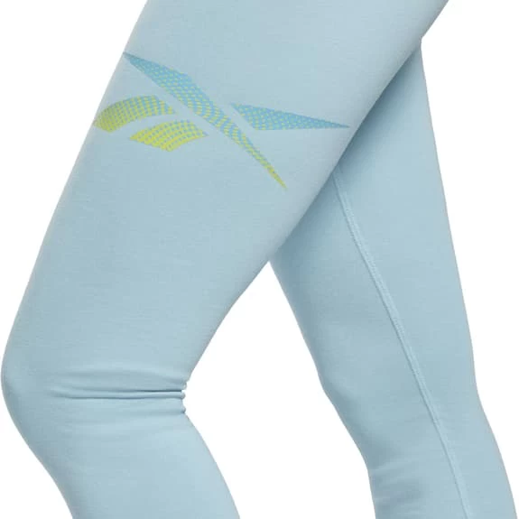 Reebok Doorbuster Identity Cotton Leggings Light Blue Women 7 Reebok Doorbuster Identity Cotton Leggings Light Blue Women - Image 5