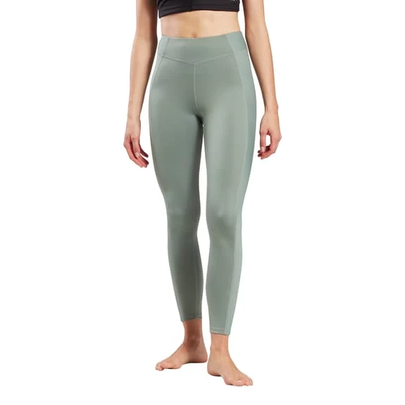 Reebok Yoga Leggings Green Black Women 4 Reebok Yoga Leggings Green Black Women - Image 2