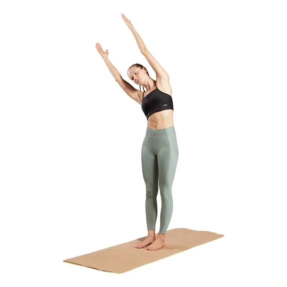 Reebok Yoga Leggings Green Black Women 6 Reebok Yoga Leggings Green Black Women - Image 4