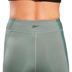 Reebok Yoga Leggings Green Black Women 12 Reebok Yoga Leggings Green Black Women -Sports Comprehensive re ia3309 005