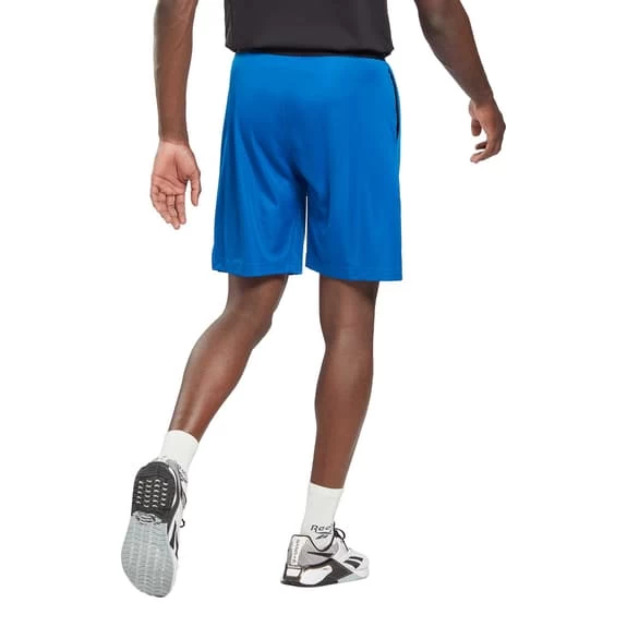 Reebok Training Knit Shorts Blue White 5 Reebok Training Knit Shorts Blue White - Image 3