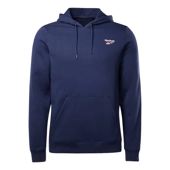 Hoodie Reebok Identity Logo Navy Blue White 3 Hoodie Reebok Identity Logo Navy Blue White