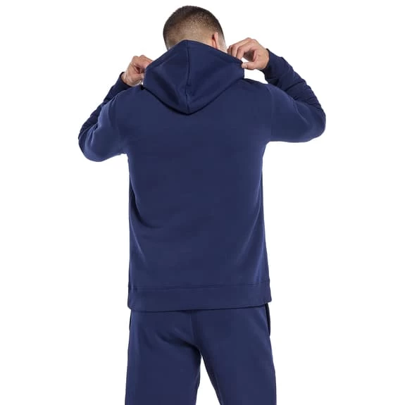 Hoodie Reebok Identity Logo Navy Blue White 5 Hoodie Reebok Identity Logo Navy Blue White - Image 3