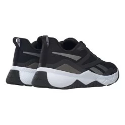 Reebok NFX Trainer Shoes Jet Black Grey Women -Sports Comprehensive re ie2110 005