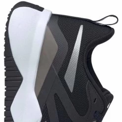 Reebok NFX Trainer Shoes Jet Black Grey Women -Sports Comprehensive re ie2110 006