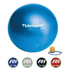 Tunturi 55 Cm Pilates Ball Blue