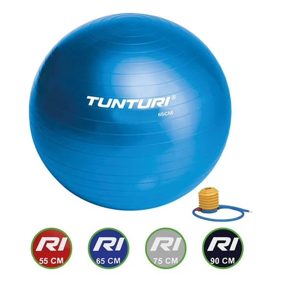 Tunturi 65 Cm Pilates Ball Blue 3 Tunturi 65 Cm Pilates Ball Blue