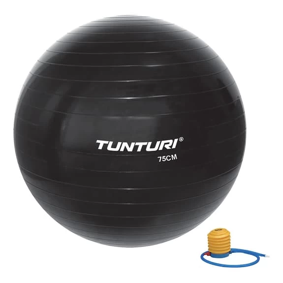 Tunturi 75 Cm Pilates Ball Black 3 Tunturi 75 Cm Pilates Ball Black