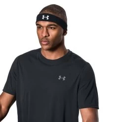 Under Armour Performance Headband Black White 7 Under Armour Performance Headband Black White -Sports Comprehensive ua 1276990 001 003