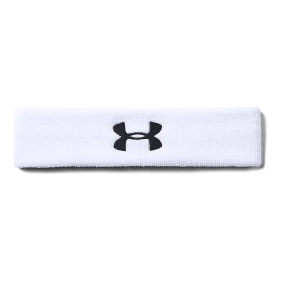 Under Armour Performance Headband White Black 3 Under Armour Performance Headband White Black