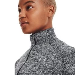 Under Armour Tech Half Zip Sweatshirt Grey Women 13 Under Armour Tech Half Zip Sweatshirt Grey Women -Sports Comprehensive ua 1320128 001 005 1