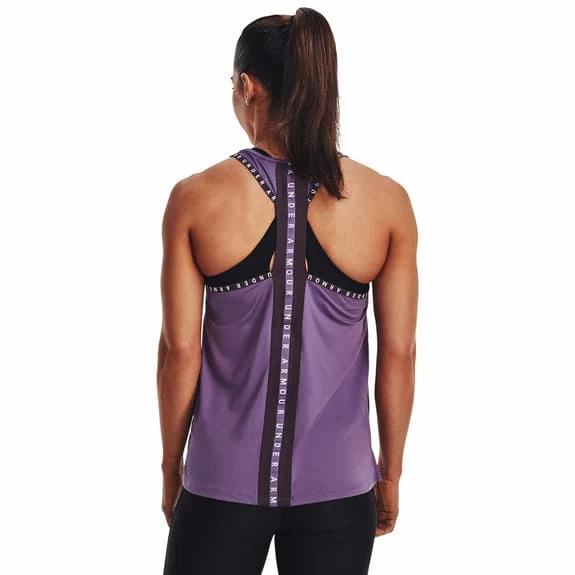 Under Armour Knockout Tank Top Lilac Women 6 Under Armour Knockout Tank Top Lilac Women - Image 4