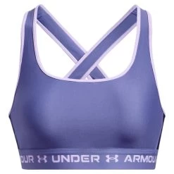 Under Armour Crossback Mid Bra Lilac White