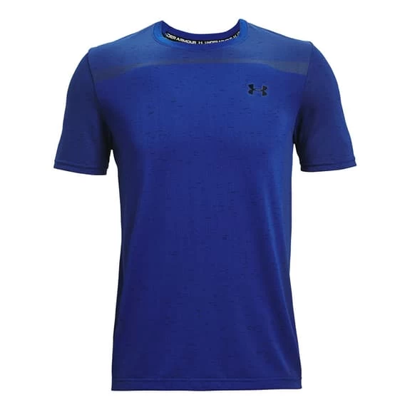 Under Armour Seamless Short Sleeve T-Shirt Navy Blue Black 3 Under Armour Seamless Short Sleeve T-Shirt Navy Blue Black