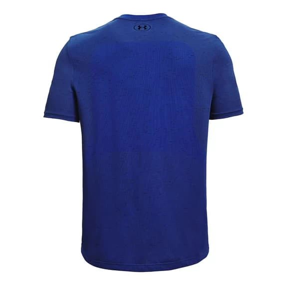 Under Armour Seamless Short Sleeve T-Shirt Navy Blue Black 4 Under Armour Seamless Short Sleeve T-Shirt Navy Blue Black - Image 2