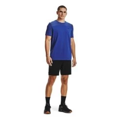 Under Armour Seamless Short Sleeve T-Shirt Navy Blue Black 13 Under Armour Seamless Short Sleeve T-Shirt Navy Blue Black -Sports Comprehensive ua 1361131 400 006