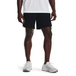 Under Armour Launch SW 7" Shorts Black White Grey -Sports Comprehensive ua 1361493 004 003