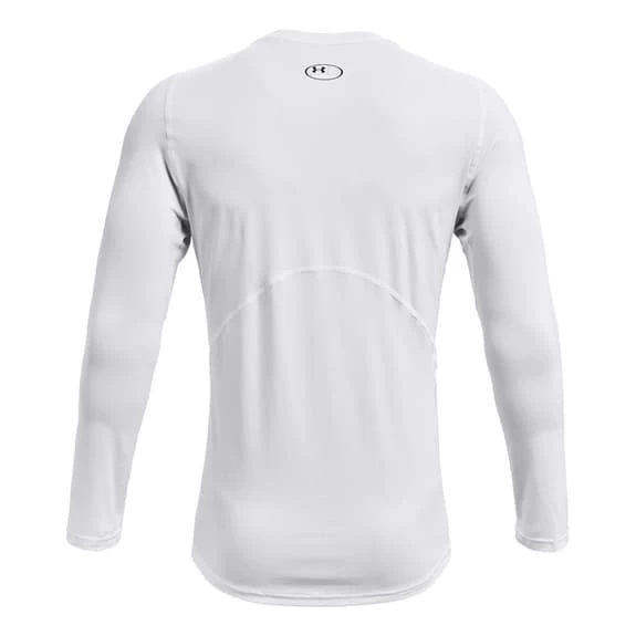 Under Armour HeatGear Fitted Long-Sleeved Top White 3 Under Armour HeatGear Fitted Long-Sleeved Top White - Image 2